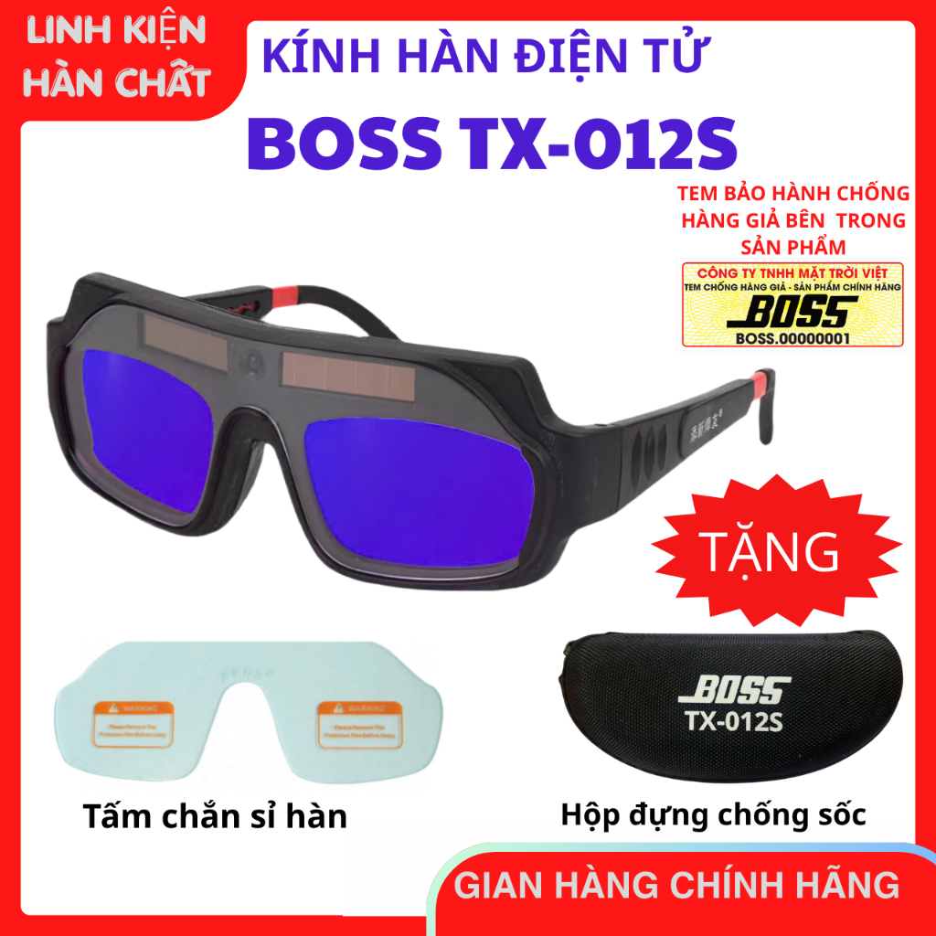 Kính hàn điện tử BOSS TX012S, hàng công ty chính hãng .