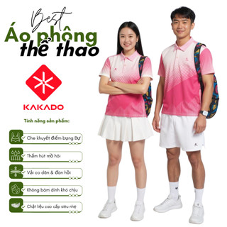Áo thể thao nam KAKADO, MÃ KD05 - Siêu nhẹ, tập gym, cầu lông, co giãn 4 chiều, thấm hút tốt. Màu hồng nhạt