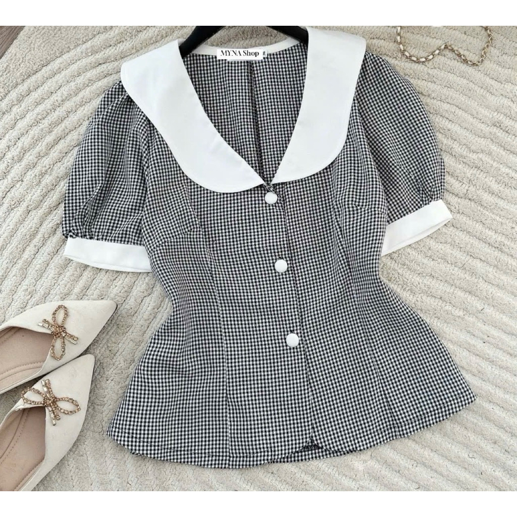 Áo peplum caro sang chảnh Myna Shop