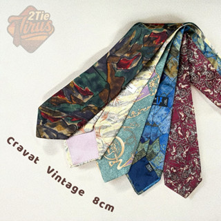 (100 mẫu) Cà vạt, caravat 2hand vintage Nhật tuyển chọn 8cm (Link 2)