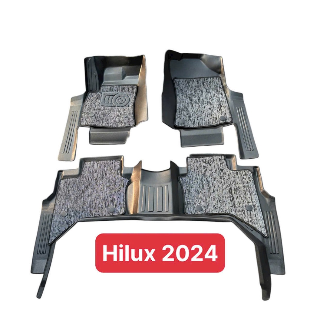 Thảm lót sàn nhựa HILUX 2024 kèm rối cao cấp