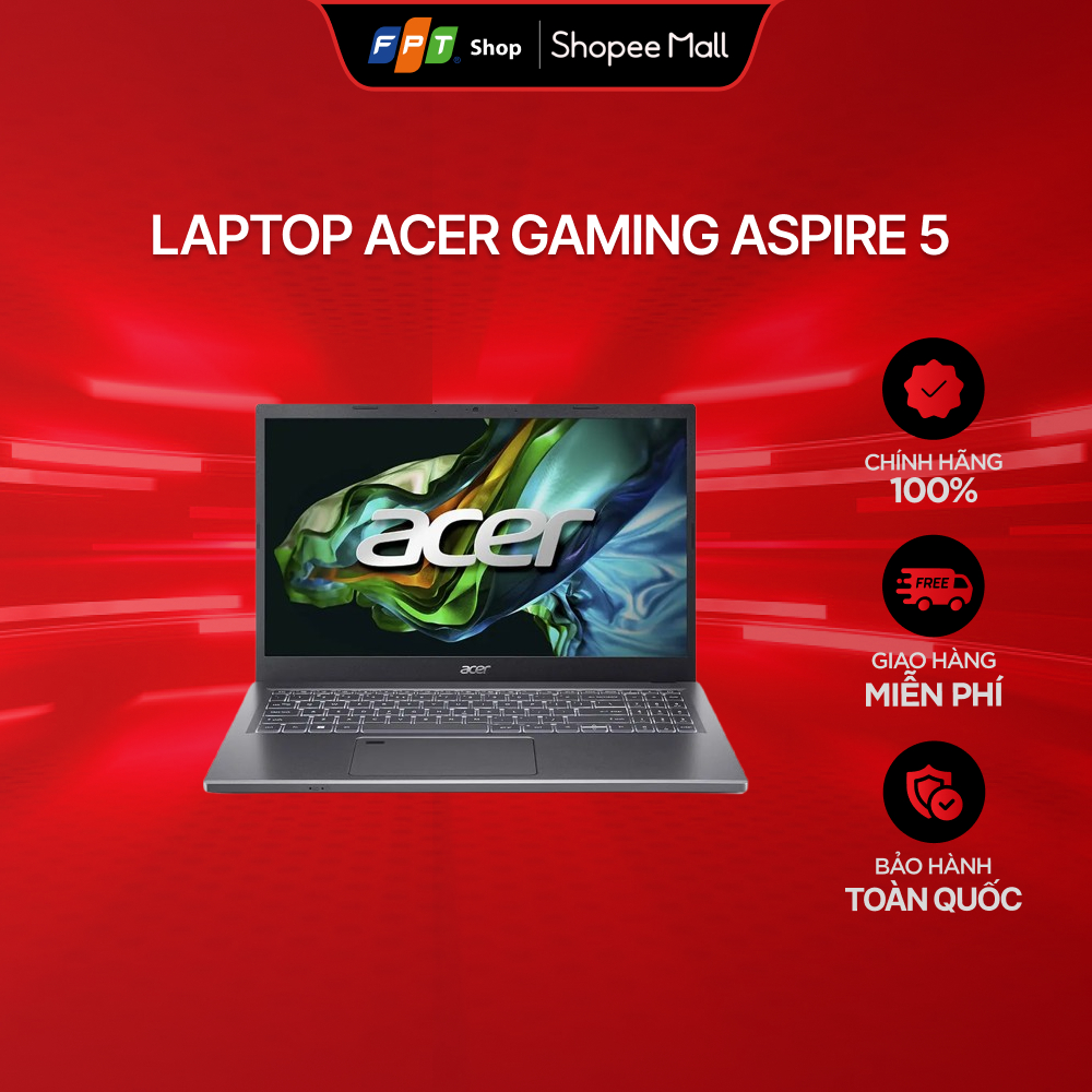 Laptop Acer Gaming Aspire 5 A515-58GM-53CM i5 13420H/32GB/512GB/15.6"FHD/RTX2050 4GB/Win11
