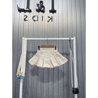 CV12- CHÂN VÁY KAKI MỀM XẾP LY CHO BÉ GÁI TỪ 9-36KG