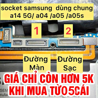 Set 5 chân SOCKET SS A14 5G/A04/A05/A05s