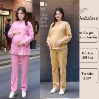  Đồ Bộ Bầu Đồ Bộ Sau Sinh Cho Mẹ Có Mở Bé Bú Tiện Lợi 