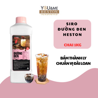   BAO BÌ MỚI  Syrup đường đen hiệu HESTON Đài Loan chai 1.5L 