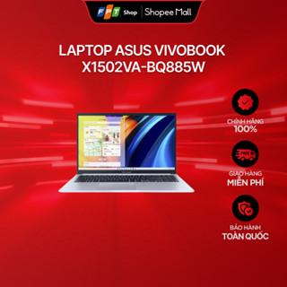 [Chỉ GH tận nơi] Laptop Asus Vivobook X1502VA-BQ885W i5-13420H/16GB/512GB/15.6" FHD/Win11 Mỏng nhẹ văn phòng