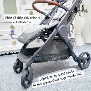 Xe Đẩy Ergobaby Metro + Deluxe - Gấp Siêu Gọn, Siêu Nhẹ, Tay Lái Điều Chỉnh - Chính Hãng Mỹ!