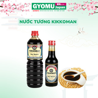 Nước tương soy sauce hiệu Kikkoman - Gyomu Japan 