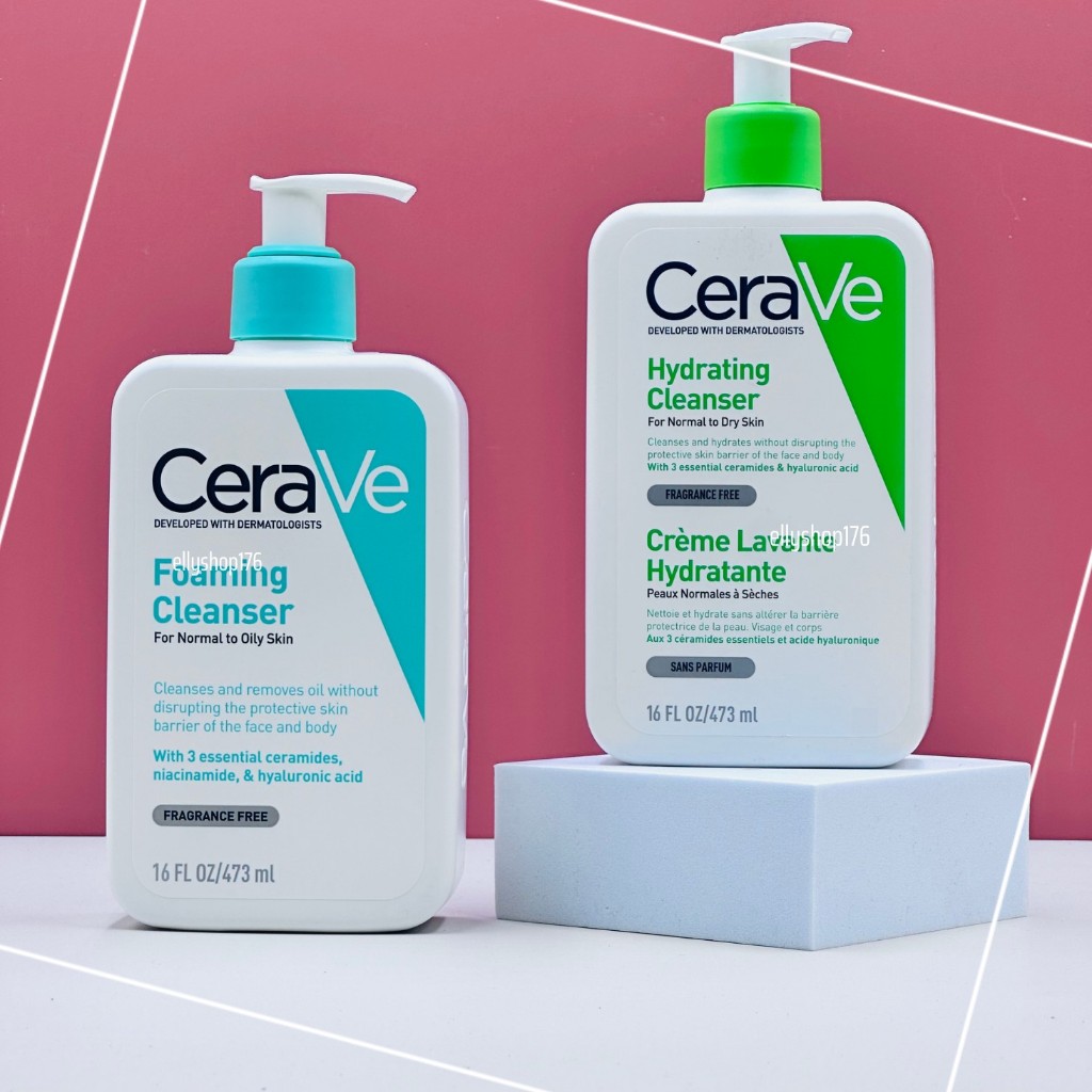 Sữa rửa mặt Cerave Cleanser Cleanser For Normal To Dry Skin/Oily Skin - Ellyshop176