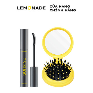 [LIVESTREAM KOL] Combo LEMONADE Chuốt mi tơi dài lâu trôi SoaringMascara 6ml và Gương Lược Gấp Gọn 2trong1 35g