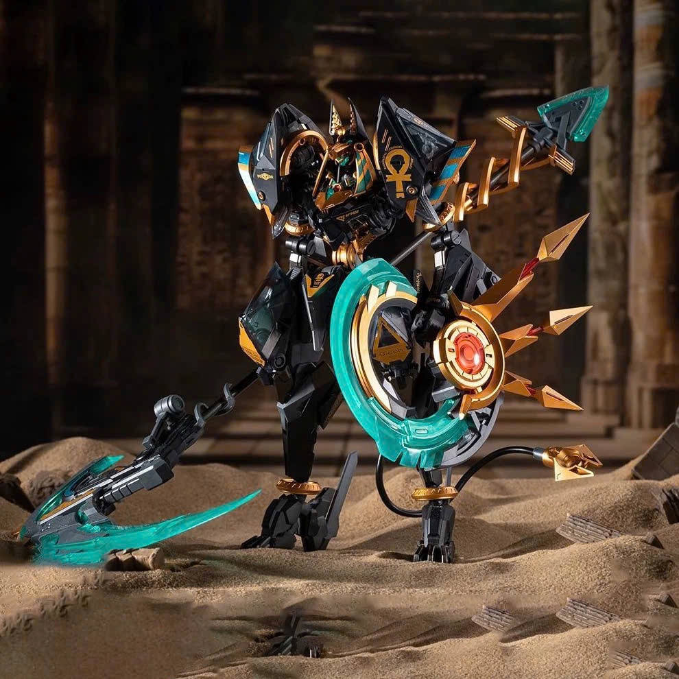 [ Hoả Tốc ] Mô hình ROBOT BUILD RB-12ah ANUBIS & HORUS Transformation Package Action Figure