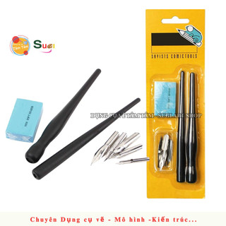 Bộ bút sắt Skyists ,  Mực KUELOX  vẽ truyện tranh [ Sugi art shop ]
