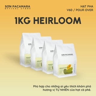   Tiết kiệm 50k  Combo 1KG Specialty Coffee Gói Heirloom Sơn Pacamara Rang Sáng Gói 250gr 500gr 