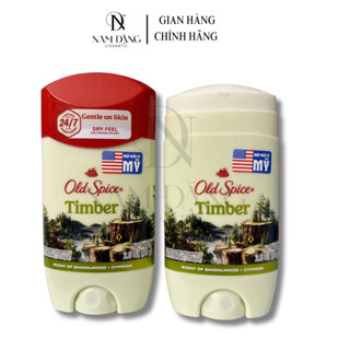 Sáp lăn Khử Mùi Old Spice Timber 73g sáp trắng nhập khẩu Mỹ