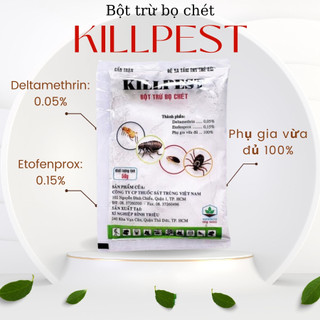 Combo 4 Gói Phấn Diệt Kiến - Gián - Bọ Chét Kill Pest - Gói 50g - Hàng Của Vipesco