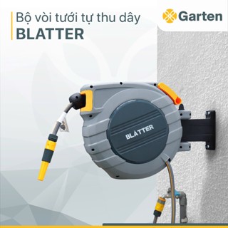 Bộ vòi tưới cây tự thu Blatter 10,20,30 mét, Bộ tưới cây dây rút tự động với vòi phun đa chức năng