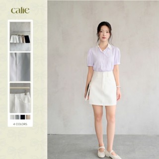 Chân váy jean dáng A, chất liệu mềm form basic mix cùng sơ mi, áo phông, polo phù hợp nhiều dịp thời trang Calie CA115