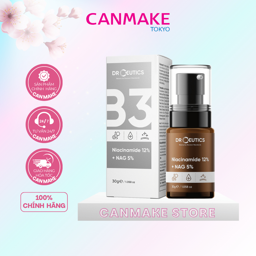 DRCEUTICS Serum Niacinamide 12% DrCeutics Giảm Thâm Sáng Da Kiềm Dầu