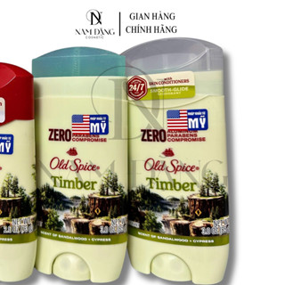 (hàng mới về)Sáp lăn khử mùi Old Spice hương Timber 85g sáp xanh