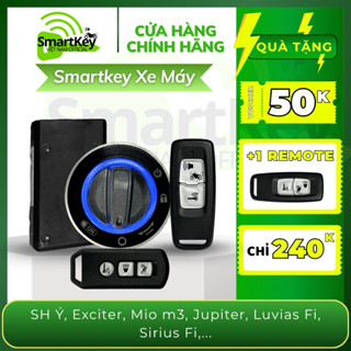 Bộ Khoá Smartkey SH Ý,EXCITER150,MIO M3,SIRIUS FI,LUVIAS,JUPITER,...khoá thông minh xe máy thay ổ cơ
