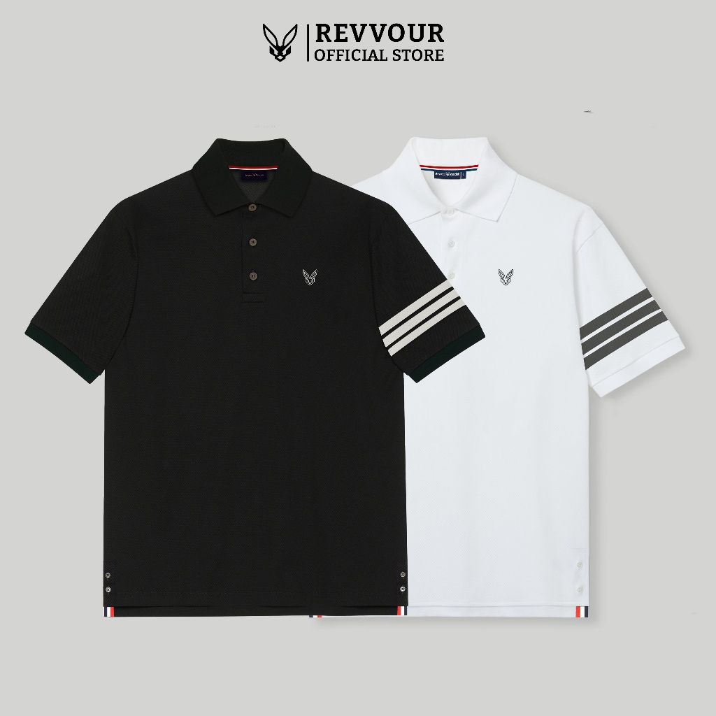 Áo Polo Nam Revvour Classy Chất Liệu Cotton Cá Sấu (100% Cotton) Co Giãn 4 Chiều/Form Regular
