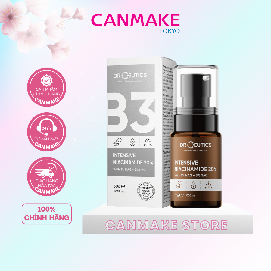 DRCEUTICS Tinh chất Niacinamide DrCeutics Intensive Niacinamide 20% Mờ Thâm Sáng Da
