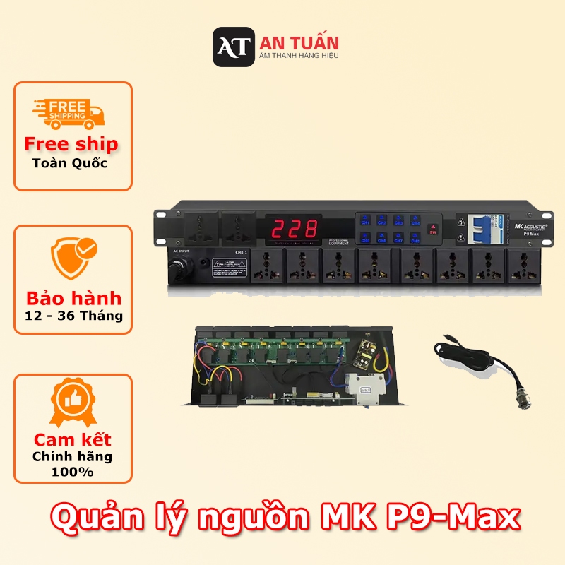 Quản lý nguồn MK P9-Max ( Hàng chính hãng, bảo hành 12 tháng, 15 ngày đầu lỗi đổi mới )