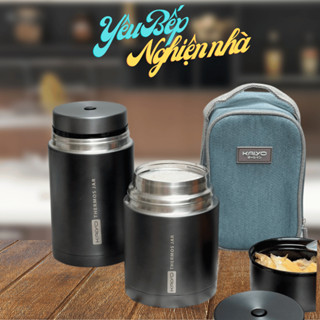 [HCM] Bình ủ cháo Kaiyo dung tích 1000ml có tặng kèm túi giữ nhiệt đựng sản phẩm