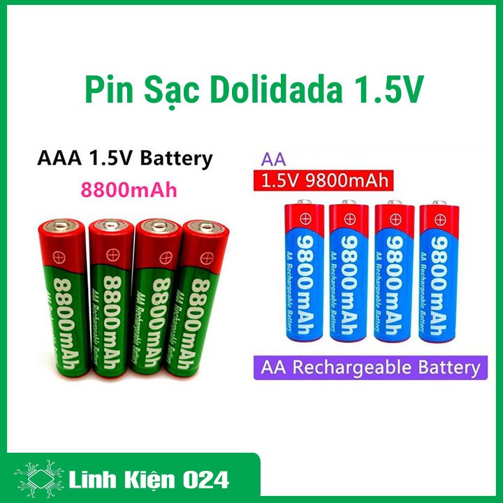 Pin Sạc Dolidada AA/AAA Dung Lượng Cao