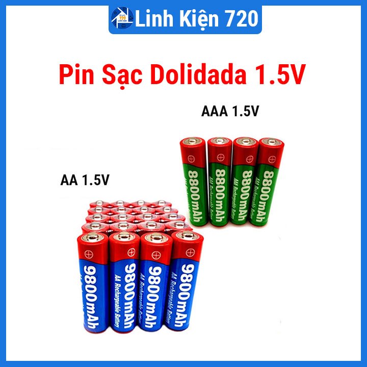 Pin Sạc Dolidada 1.5V AA/AAA