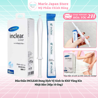 [CHE TÊN] Đũa Thần INCLEAR Dung Dịch Vệ Sinh Se Khít Vùng Kín Nhật Bản (Hộp 10 ống)  - Marie Japan
