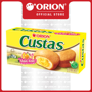  Hộp 6 Gói Bánh Orion Custas Vị Kem Trứng  141G  