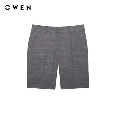 Owen - Quần short Trendy SV252500 màu Xám đậm chất liệu TR Spandex