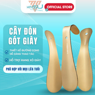 Cây Đón Gót Giày MINSU Shoehorn M2437 Hỗ Trợ Mang Xỏ Giày Chất liệu Inox 430 Mạ Vàng Cao Cấp