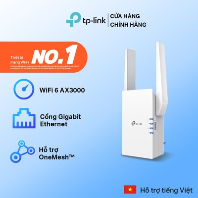Bộ Mở Rộng Sóng Wi-Fi RE705X Chuẩn AX3000 | Kết Nối Tốt, Tốc Độ Vượt Trội