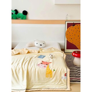 Chăn hè tencel cho bé hình muông thú nhập khẩu cao cấp kích thước 1,2x1,5m