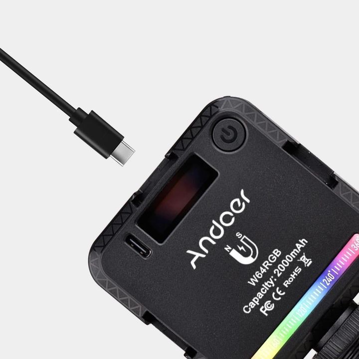 Đèn LED Hỗ Trợ Chụp Ảnh, Quay Phim W64RGB Mini RGB | BigBuy360 - bigbuy360.vn