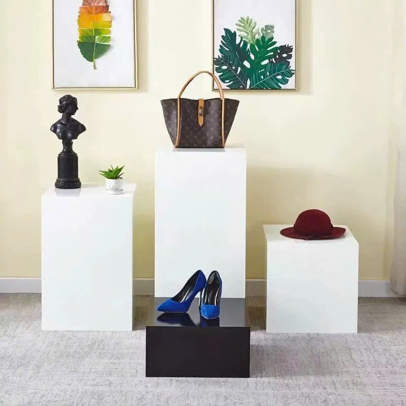 Bục gỗ trang trí decor, trưng bày manocanh, túi xách, giày dép, phụ kiện,... cho shop, studo,...