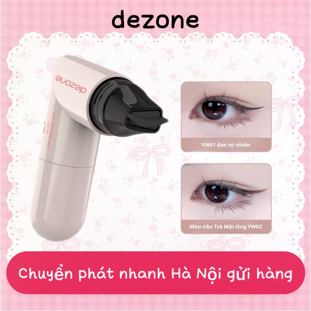 DEZONE-Bút kẻ mắt  Kẻ 2 đầu, Con dấu in eyeliner không cần chấm mực, đường cong tự nhiên