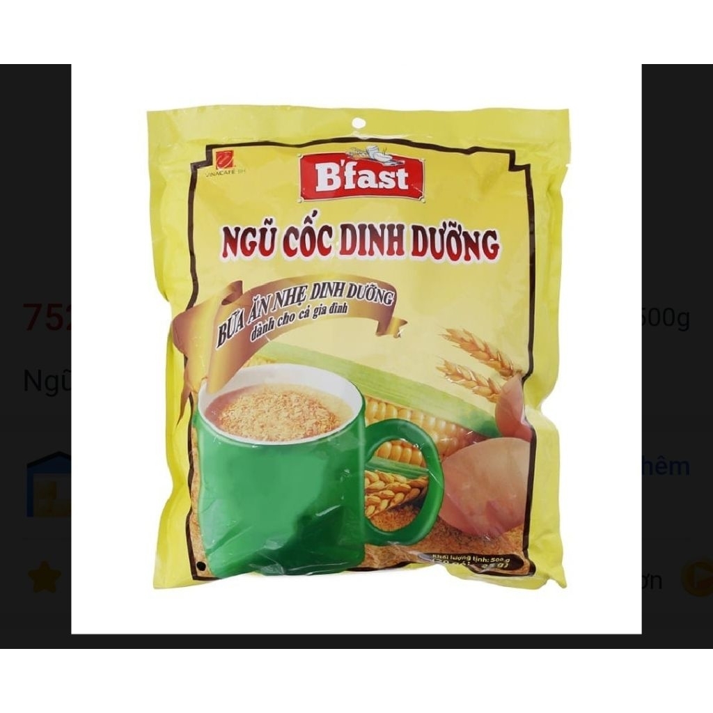NGŨ CỐC DINH DƯỠNG B'FAST GÓI 500GR