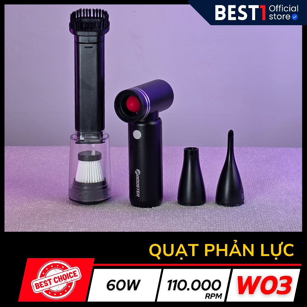Quạt phản lực JetFan Booster W03 siêu mạnh - Thổi bụi thổi lửa hút bụi