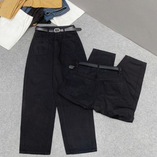 Quần Jean Baggy Bigsize Nữ Lưng Cao Tôn Dáng Thời Trang Basic Có Túi Năng Động - J8