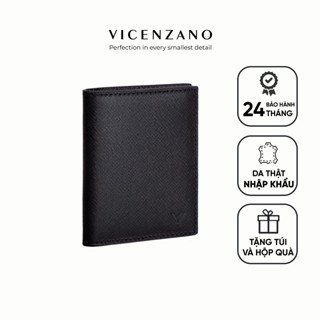 Ví Da Nam Nhỏ Gọn Anton Wallet Da Bò Epsom Cao Cấp, Nhiều Ngăn Đựng Thẻ Thương Hiệu Vicenzano