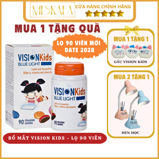 Bổ Mắt Vision Kids Blue Light Cho Bé Sáng Mắt Lọ 90 Viên Nhai, Kẹo bổ mắt Neo Kids cho bé-Chính hãng