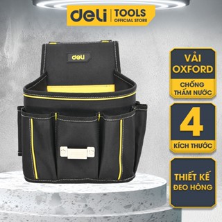 Túi đai đựng đồ nghề Deli đeo hông sửa chữa điện nước, túi đeo hông đựng vật tư đồ nghề nhiều ngăn