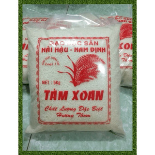  Gạo Tám Xoan Hải Hậu túi 5kg - Dẻo thơm ngọt cơm 