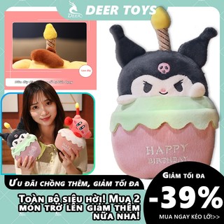  🎉 Gấu Bông Bánh Sinh Nhật Có Nhạc & Đèn Led – Thiết Kế Đáng Yêu Hát Happy Birthday 