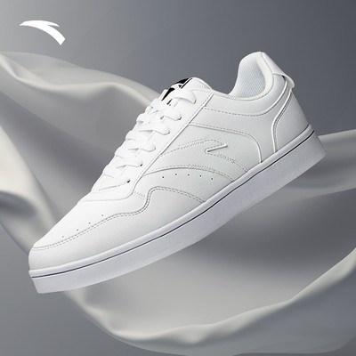 ANTA Giày sneaker thể thao nam X-Game Shoes Giày đế bằng full trắng basic siêu nhẹ dành cho nam 9124E8009
