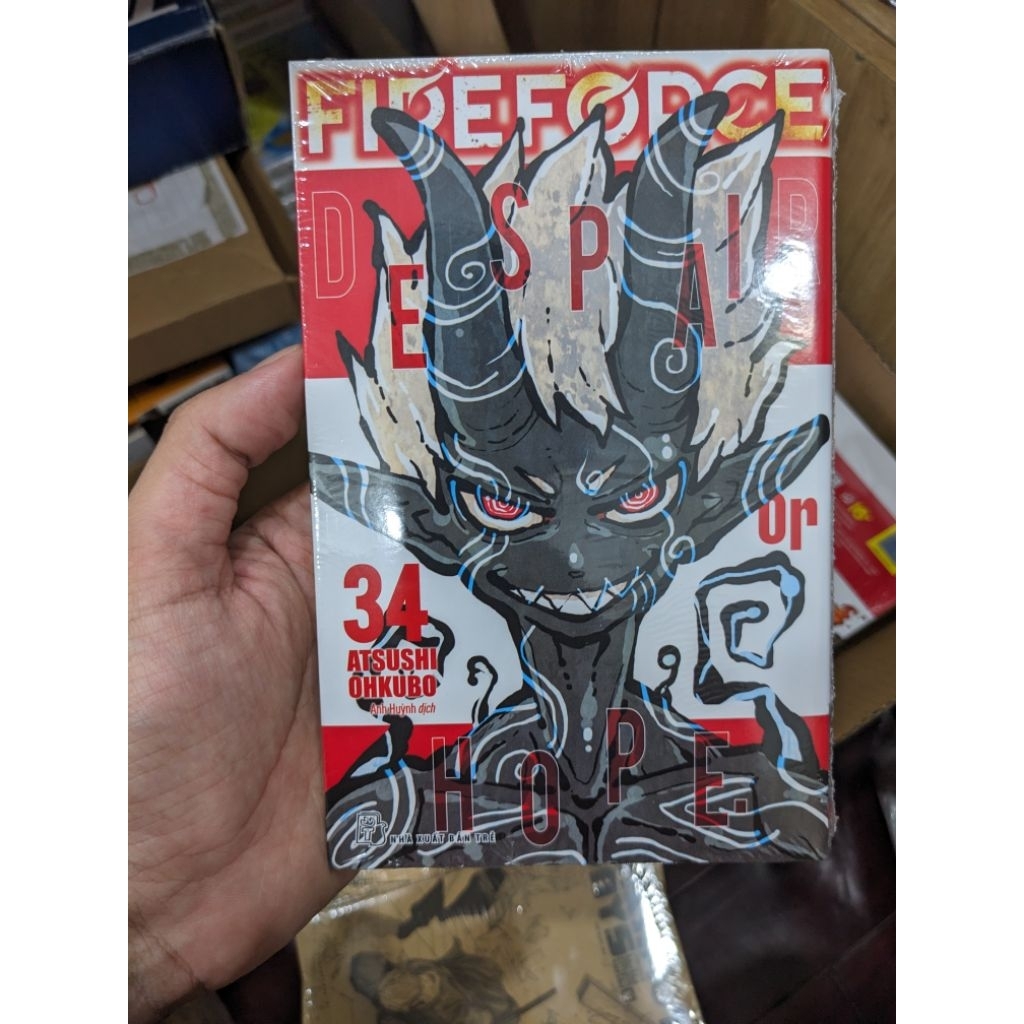 Vở hình Fire Force 1-34 nguyên seal